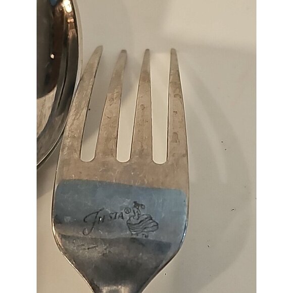 FIESTA FIESTAWARE Brown Rainbow Flatware Silverware Dinner 4 Piece LOT SET - Picture 3 of 4